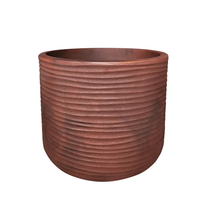 elevenpast Pots & Planters Lagoon Round Japi Planter in Corten Steel - 3 Sizes