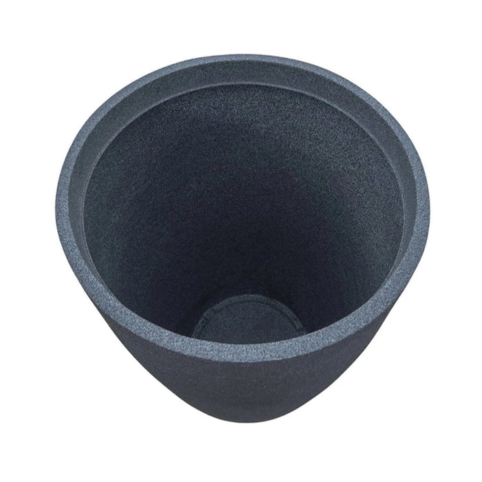 elevenpast Pots & Planters Modern Conic Japi Planter in Charcoal - 2 Sizes