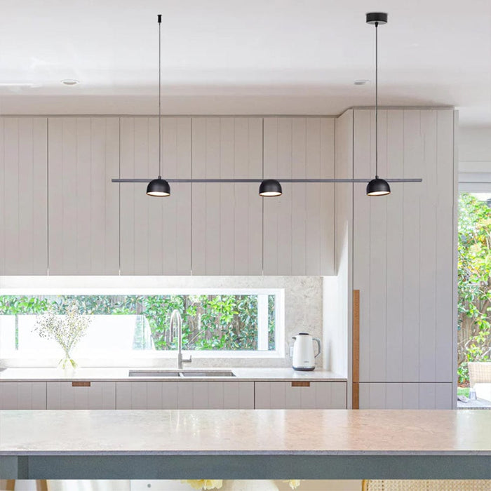 Spazio pendant light Dallas 1000 LED Linear Pendant Light - Gold | White | Black