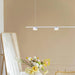 Spazio pendant light Dallas 1000 LED Linear Pendant Light - Gold | White | Black