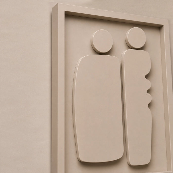 Duo Wooden Wall Art | Stone
