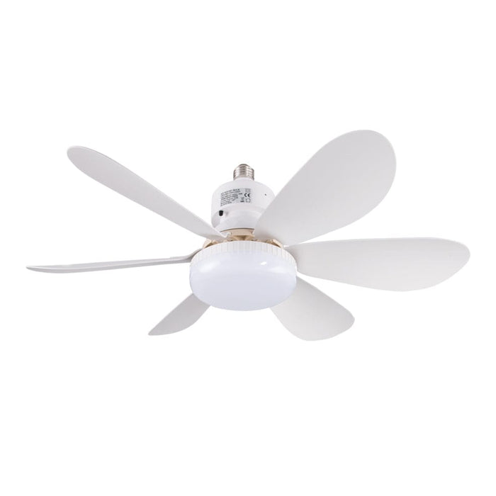 elevenpast led ceiling fan Compact Ceiling Fan with Light & Remote – White | Black