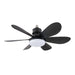 elevenpast led ceiling fan Compact Ceiling Fan with Light & Remote – White | Black