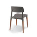 elevenpast Fresh Polyprop Chair with Solid Wood Legs - White | Black | Grey