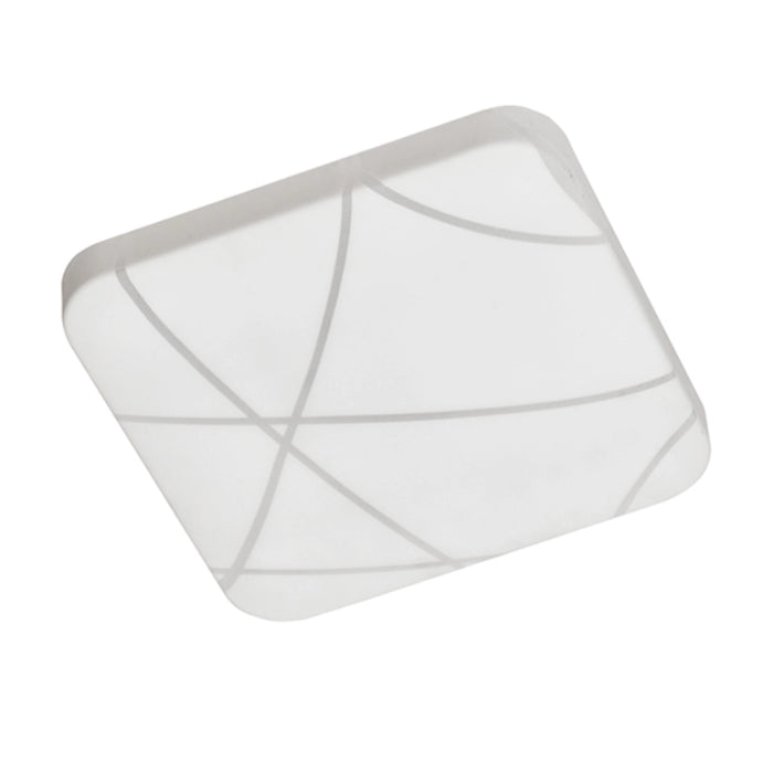 GSD Striped Square Cool White LED Ceiling Light 12W – White