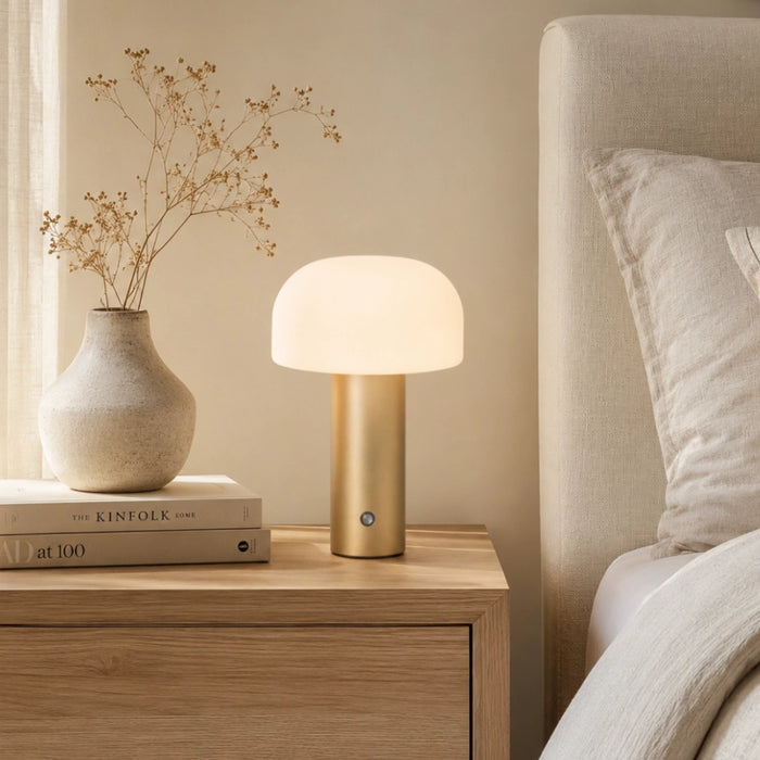 Bruno Rechargeable LED Lamp - Black | Green | Gold