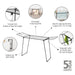 elevenpast drying rack Brabantia HangOn Drying Rack Too, 22 metres  – Matt Black | White