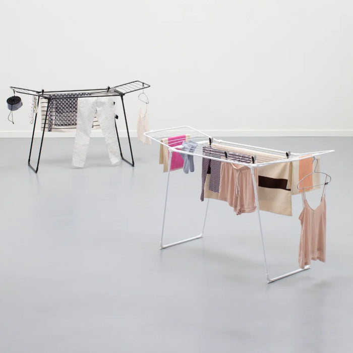 elevenpast drying rack Brabantia HangOn Drying Rack Too, 22 metres  – Matt Black | White