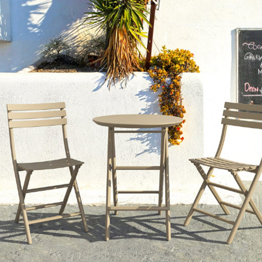 elevenpast Chair Helen Polypropylene Folding Chair Black | Opaline Green | Dark Grey | Taupe