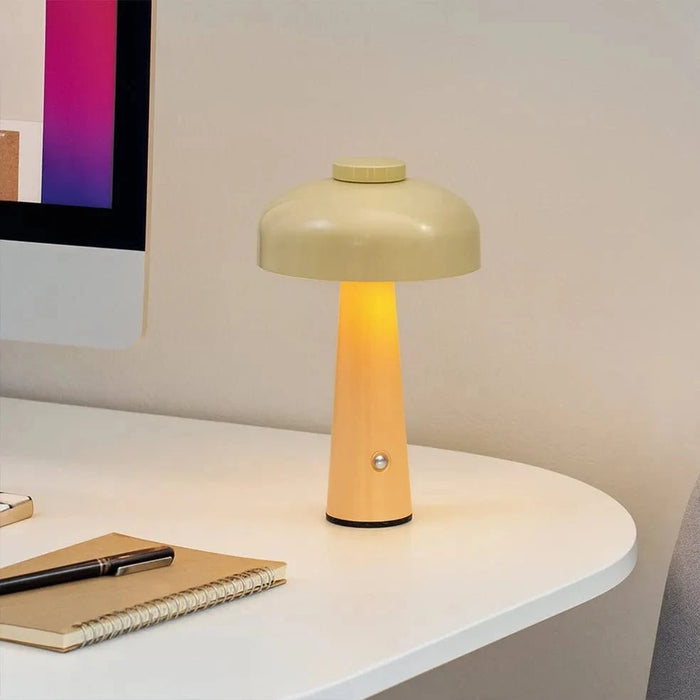 elevenpast Rechargeable Lamp Poppy Rechargeable LED Lamp - Mustard | Coral | Dusty Green