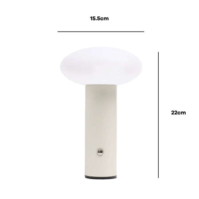 elevenpast Rechargeable Lamp Oliver Rechargeable LED Lamp - Sage | Lemon | Cream