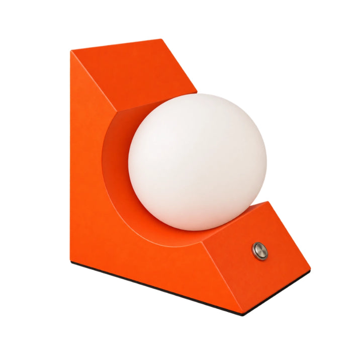 Jude Rechargeable Globe Lamp -  Wood | Blue | Orange | Green