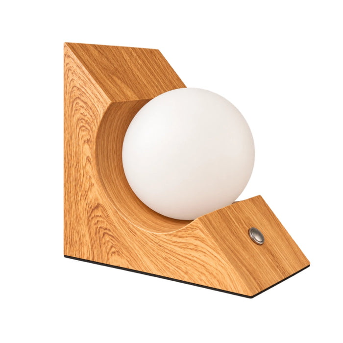 Jude Rechargeable Globe Lamp -  Wood | Blue | Orange | Green