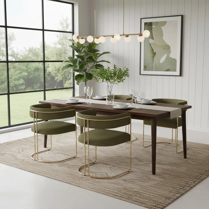 elevenpast Chairs Juliana Metal and Fabric Dining Chair - 3 Colours
