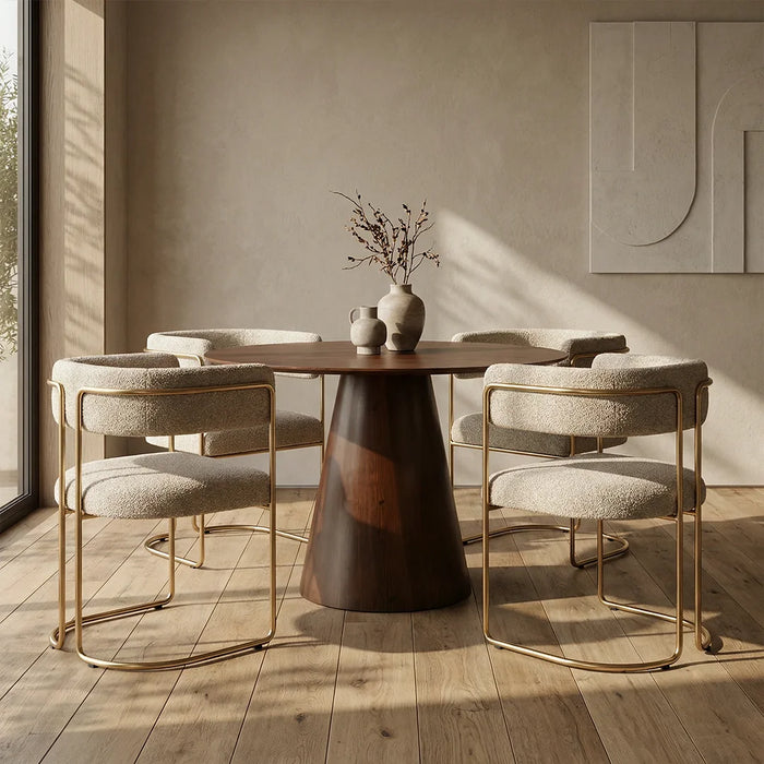 elevenpast Chairs Juliana Metal and Fabric Dining Chair - 3 Colours