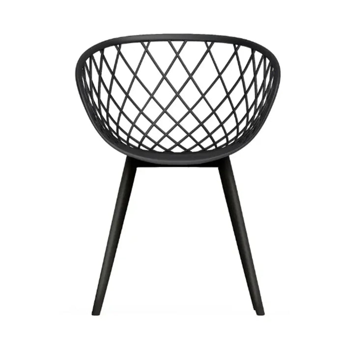 elevenpast Arm Chairs, Recliners & Sleeper Chairs Kurv Arm Chair Black - Black | White