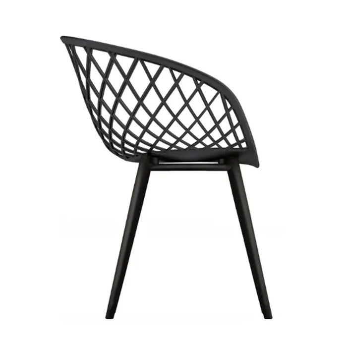 elevenpast Arm Chairs, Recliners & Sleeper Chairs Kurv Arm Chair Black - Black | White