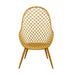 elevenpast Chairs Kurv Lounge Chair - Metal and Polypropylene Outdoor/Indoor Chair