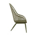 elevenpast Chairs Kurv Lounge Chair - Metal and Polypropylene Outdoor/Indoor Chair