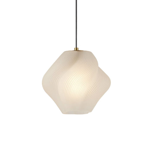 elevenpast pendant light Small / Ice Gelato Glass Pendant Light Small and Large in Amber | Smoke | Ice
