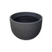 elevenpast Pots & Planters Rustic Round Japi Planter Black