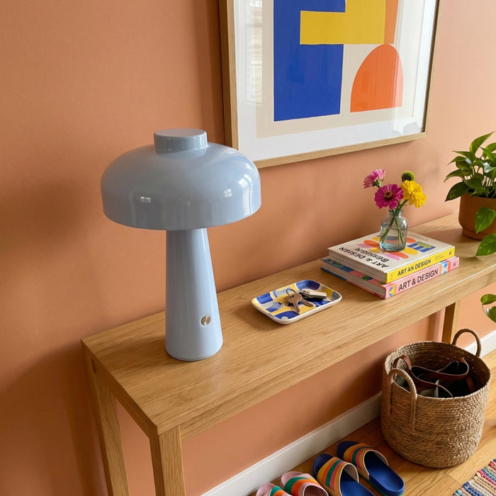Poppy Rechargeable LED Lamp - Mustard | Coral | Dusty Green