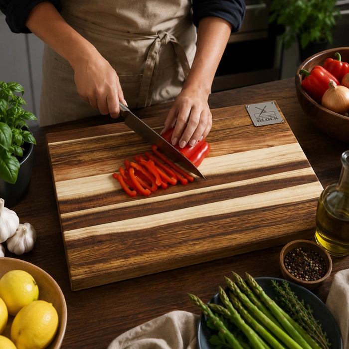 Large Wooden Chopping Block