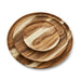 elevenpast wooden serving trays Ovango Round Wooden Dinner Plates  – Small | Medium | Large