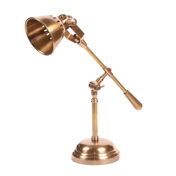 Newcastle Desk Lamp – Antique Silver or Antique Brass