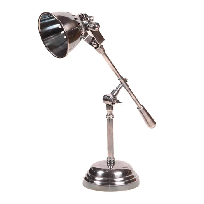 Newcastle Desk Lamp – Antique Silver or Antique Brass