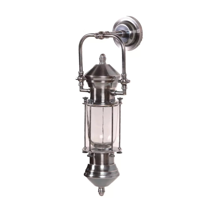 Lisbon Wall Lamp – Antique Silver | Antique Brass