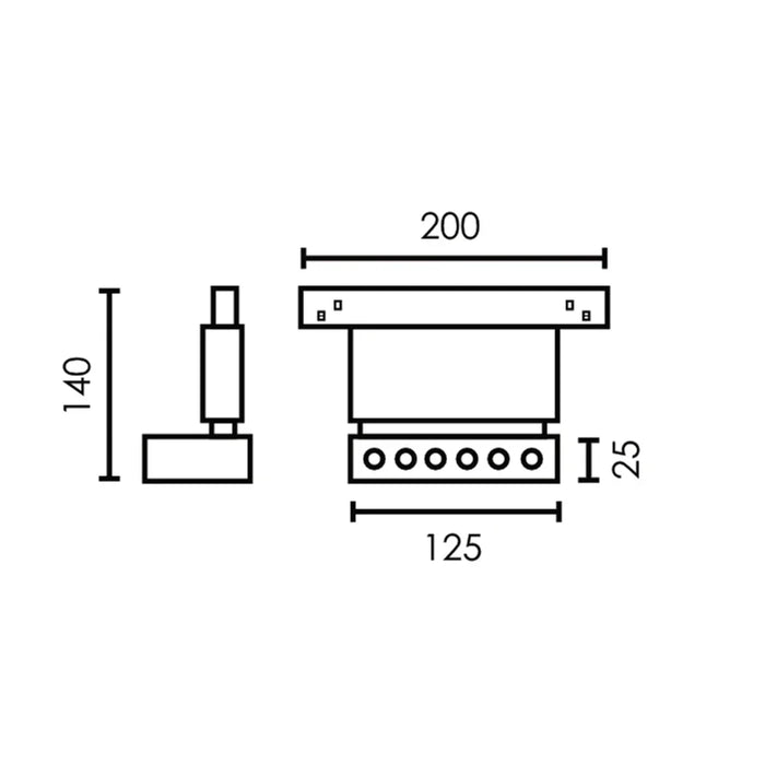 elevenpast Track Lighting rail Magtrack Linear Track Spot Light - 10W | 20W