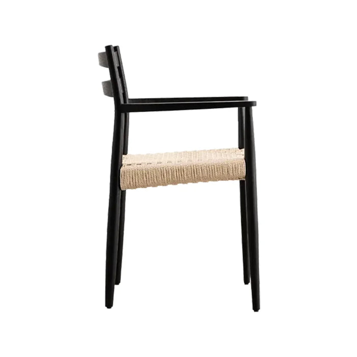 elevenpast Chairs Mia Wooden Arm Chair - Black | Natural | Walnut