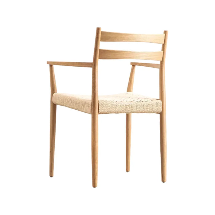 elevenpast Chairs Mia Wooden Arm Chair - Black | Natural | Walnut