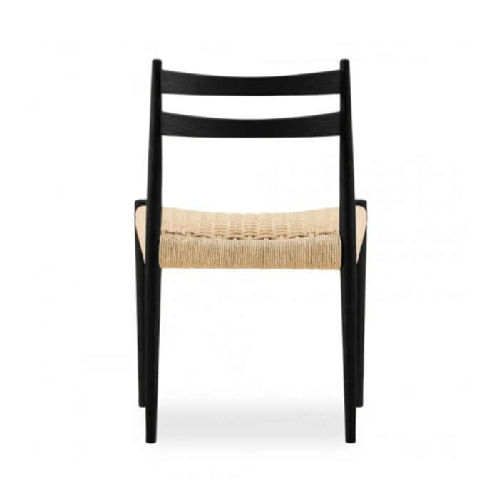 elevenpast Chairs Mia Wooden Dining Chair - Black | Natural