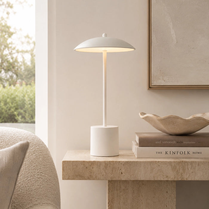 Mina Dome Portable and Rechargeable LED Lamp Black | White | Gold