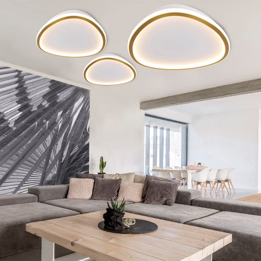 elevenpast Ceiling Light Dahlia Metal LED Dimmable Ceiling Light Gold