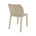 elevenpast Chairs Nora Stackable Outdoor Side Chair – Black | Taupe