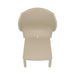 elevenpast Chairs Nora Stackable Outdoor Side Chair – Black | Taupe