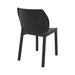 elevenpast Chairs Nora Stackable Outdoor Side Chair – Black | Taupe