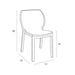 elevenpast Chairs Nora Stackable Outdoor Side Chair – Black | Taupe