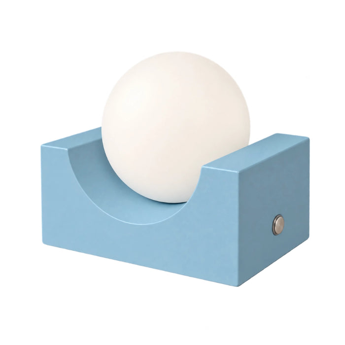 Nova Rechargeable Globe Lamp -  Wood | Blue | Orange | Green