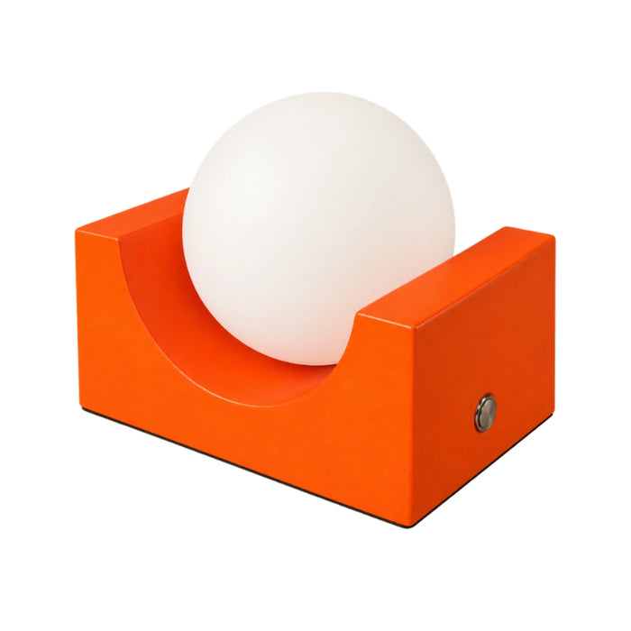 Nova Rechargeable Globe Lamp -  Wood | Blue | Orange | Green