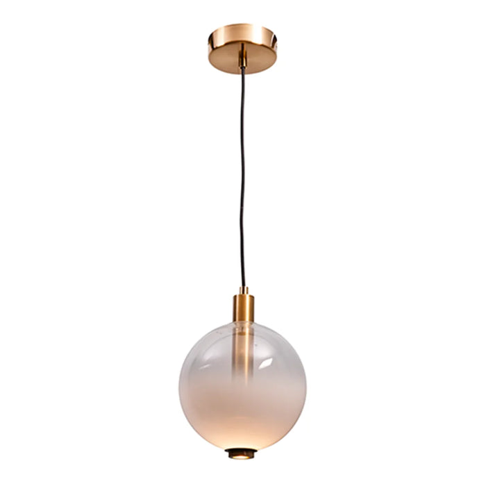 elevenpast Pendant Lights Modern Globe Hanging Light - White | Blue