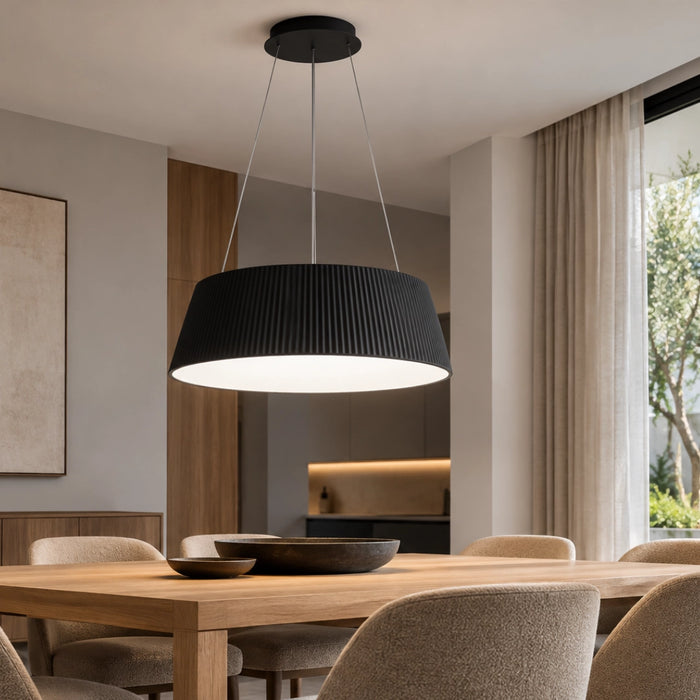3 CCT LED Pendant Light – Matt Black | Grey | White