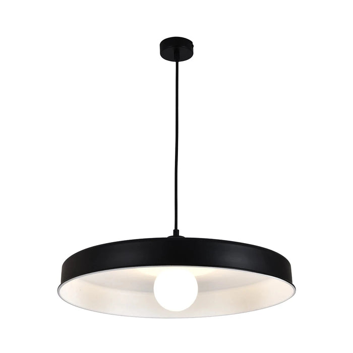 elevenpast pendant light Drop Disc Pendant Light - Black | White