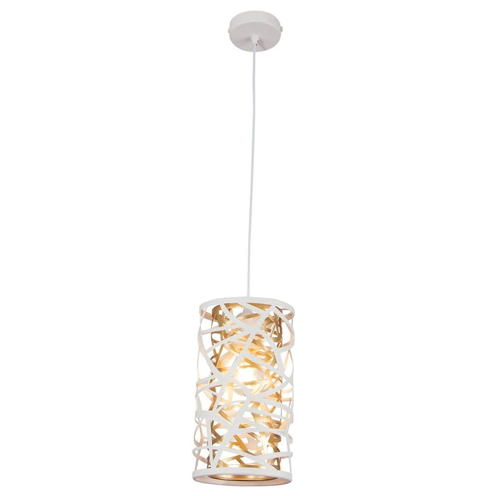 elevenpast pendant light Eluvian White and Gold Pendant Light - Small | Large