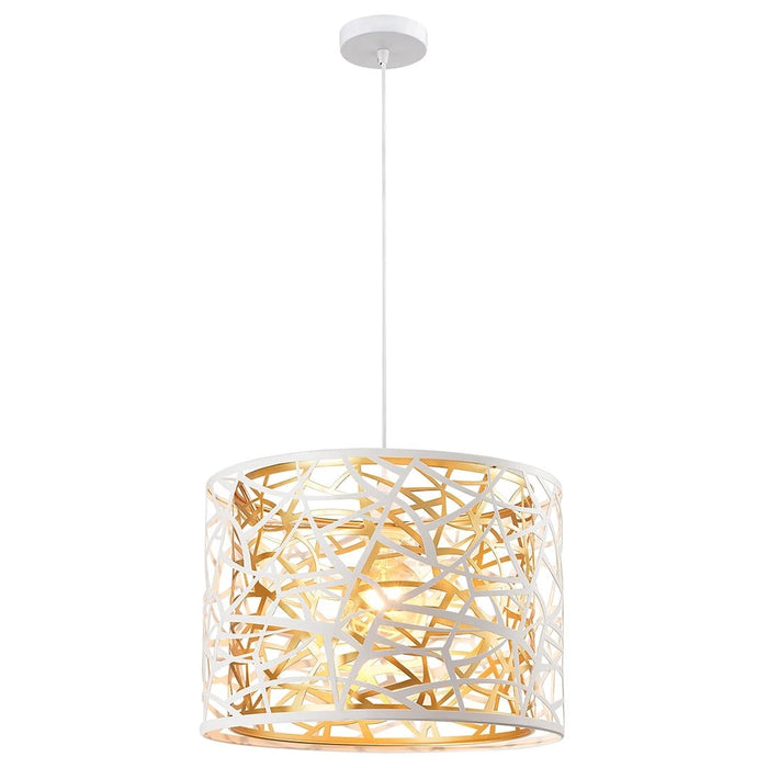 elevenpast pendant light Eluvian White and Gold Pendant Light - Small | Large