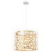 elevenpast pendant light Eluvian White and Gold Pendant Light - Small | Large