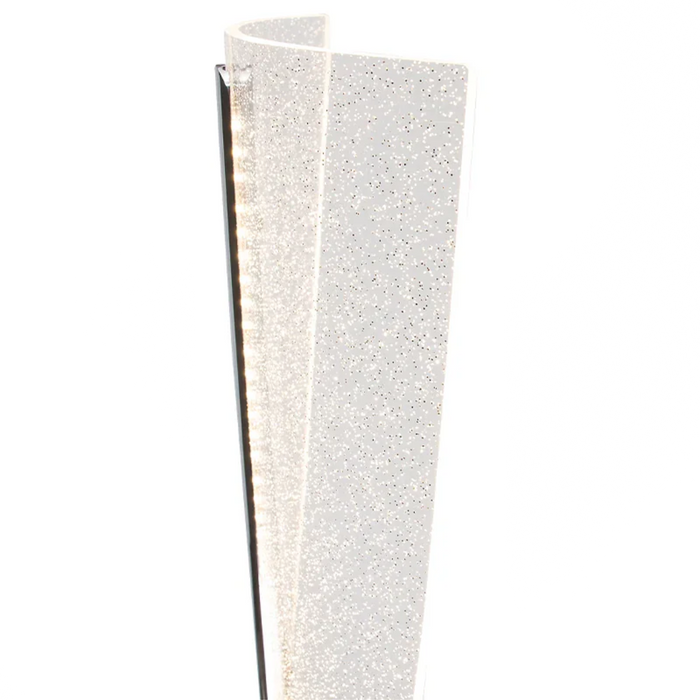 elevenpast Floor lamp Gltz Acrylic LED Floor Lamp – Polished Chrome